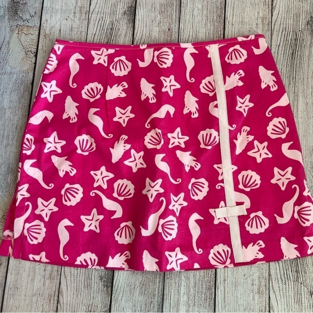 Bamboo Trader’s Petite Pink Seahorse Skort 12 Petite